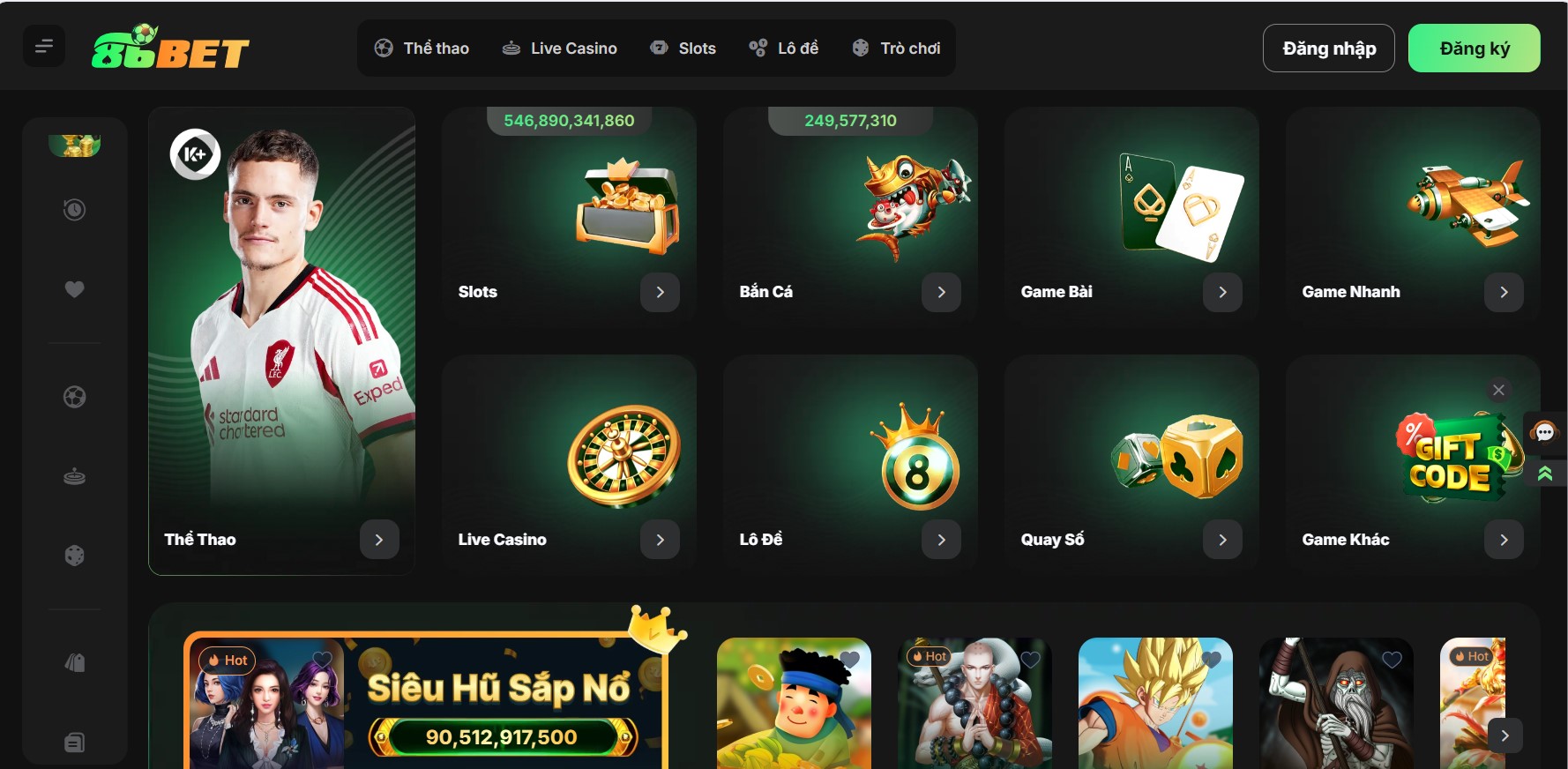 Sân chơi được đầu tư chỉnh chu về dịch vụ và sản phẩm cá cược Sân chơi được đầu tư chỉnh chu về dịch vụ và sản phẩm cá cược