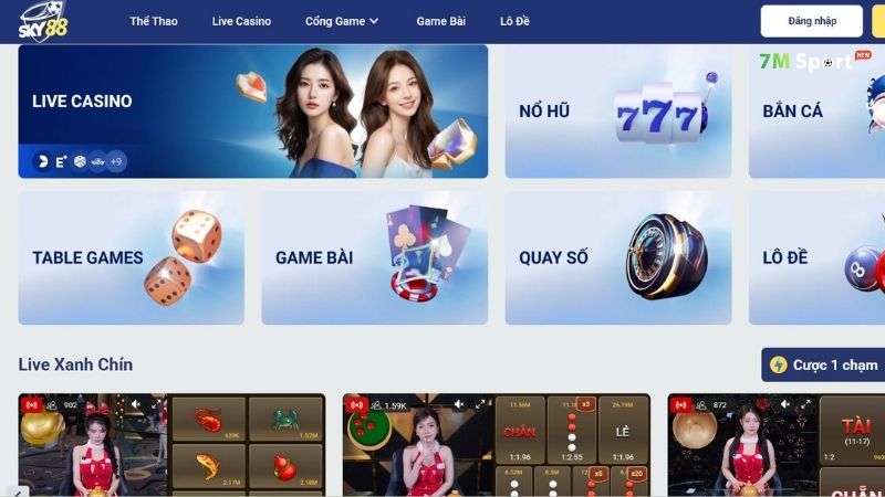 Trò chơi đặc sắc tại nhà cái Trò chơi đặc sắc tại nhà cái