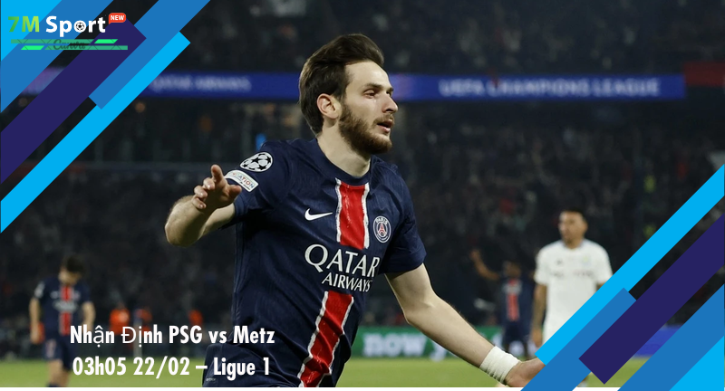 Đội hình dự kiến trước trận PSG vs Metz